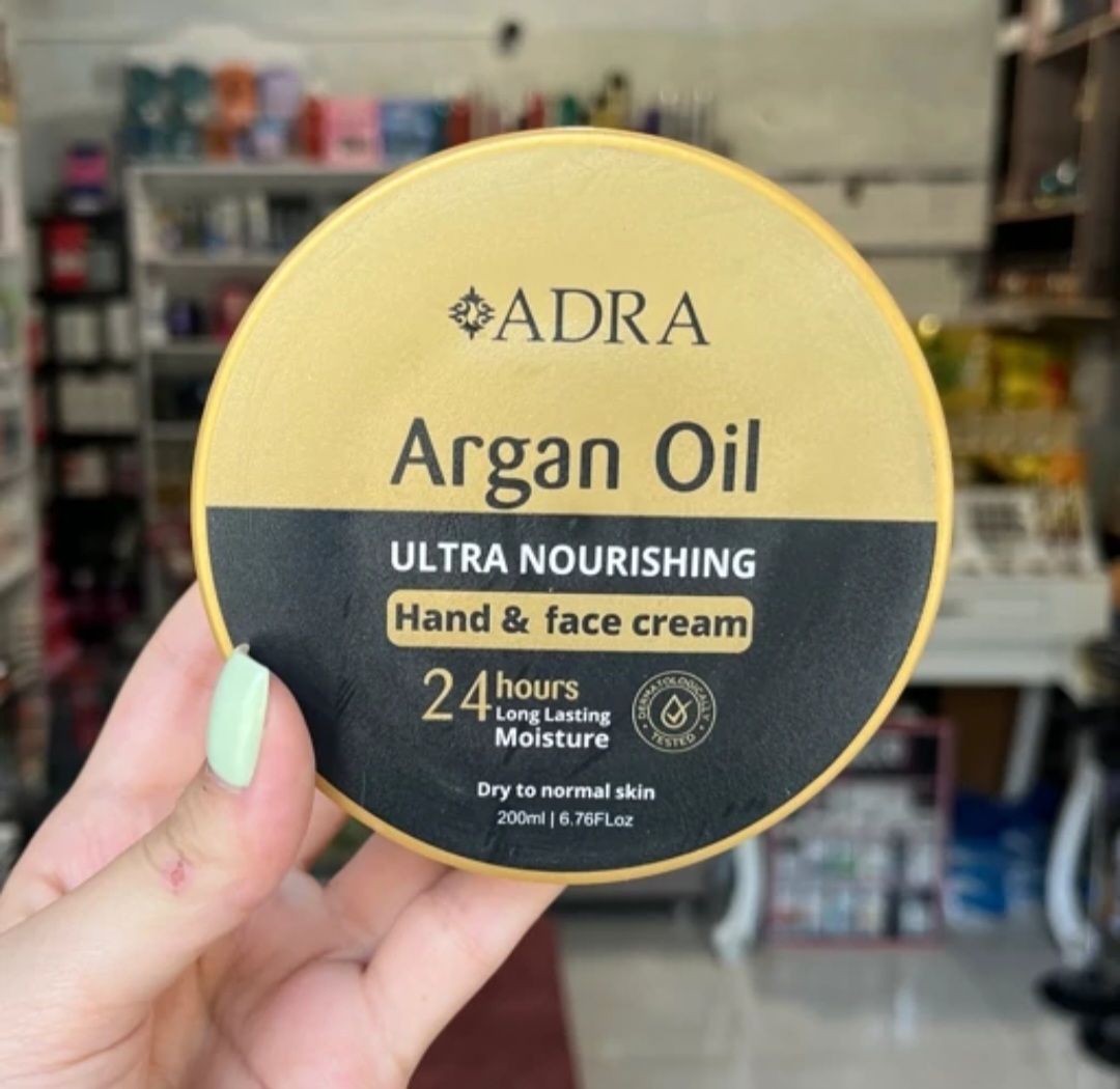 کرم مرطوب کننده دست وصورت روغن ارگان ادرا