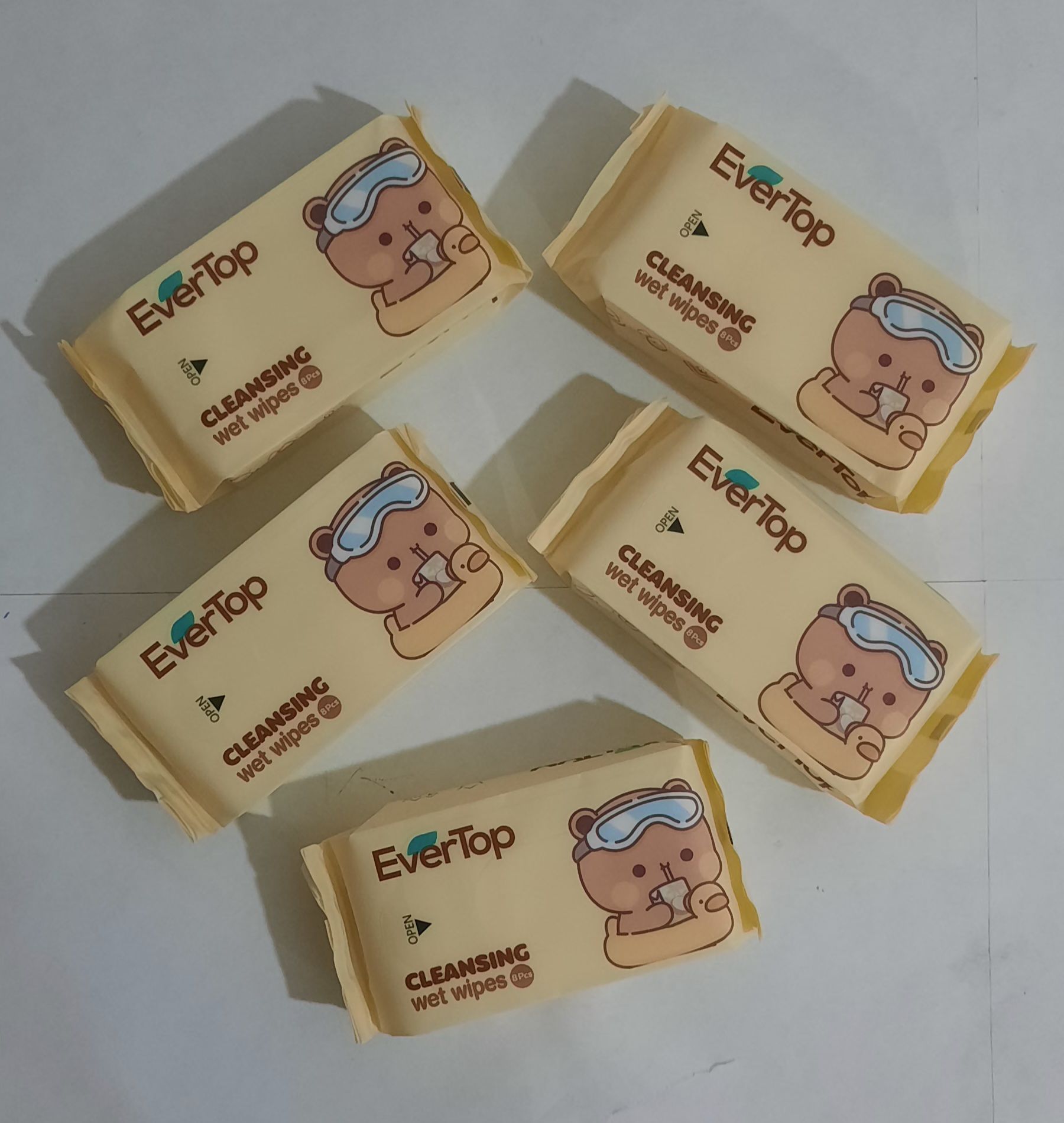دستمال مرطوب مینی بسته 8 عددی