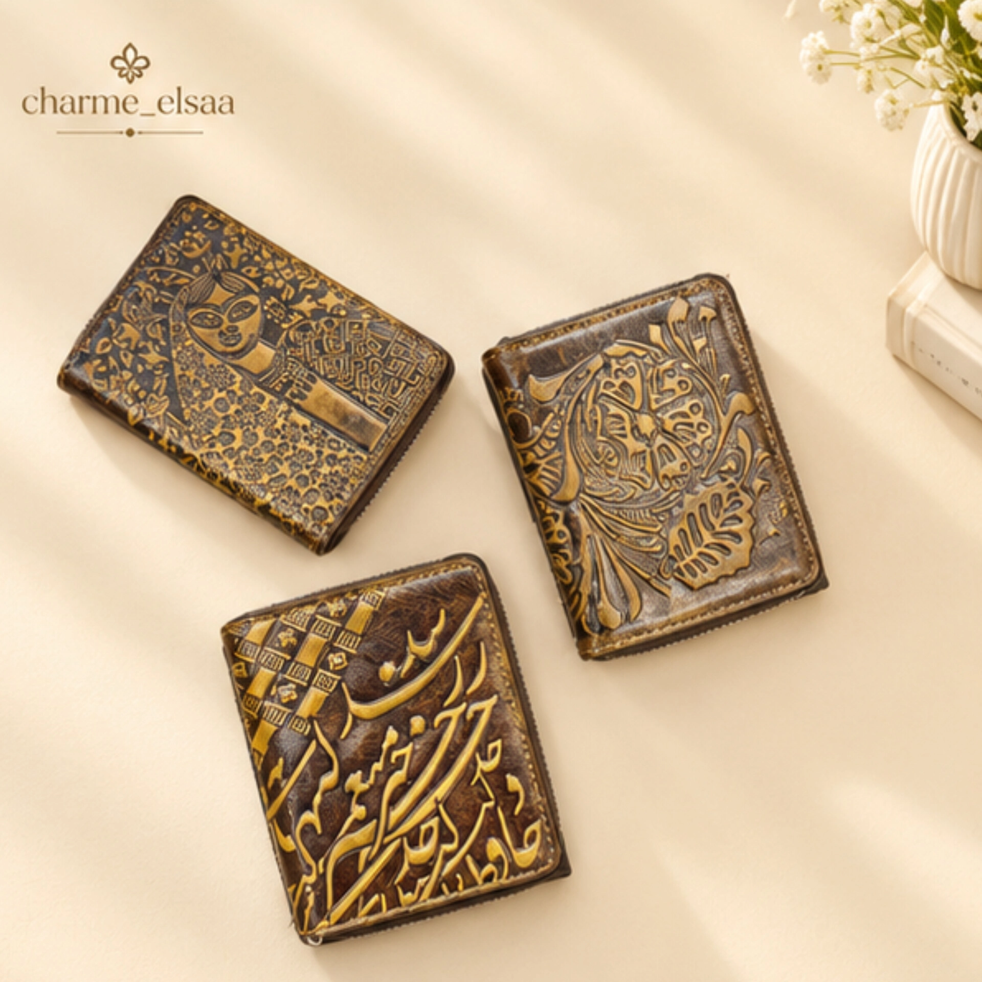 کیف کارت طرح برجسته
