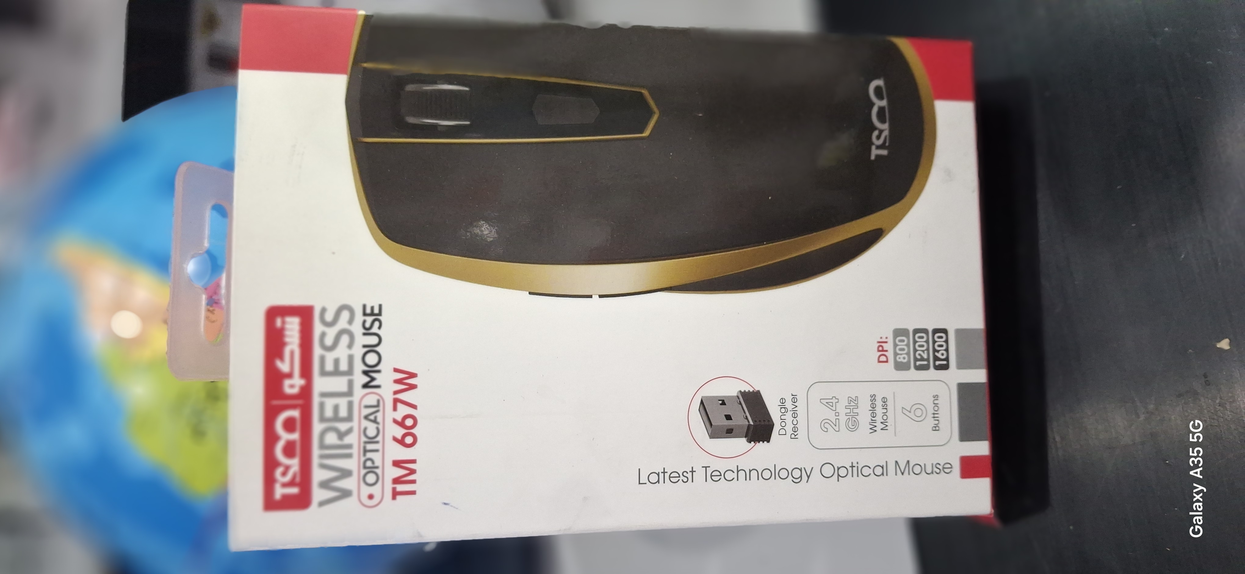 ماوس بی سیم تسکو مدل TM 667W