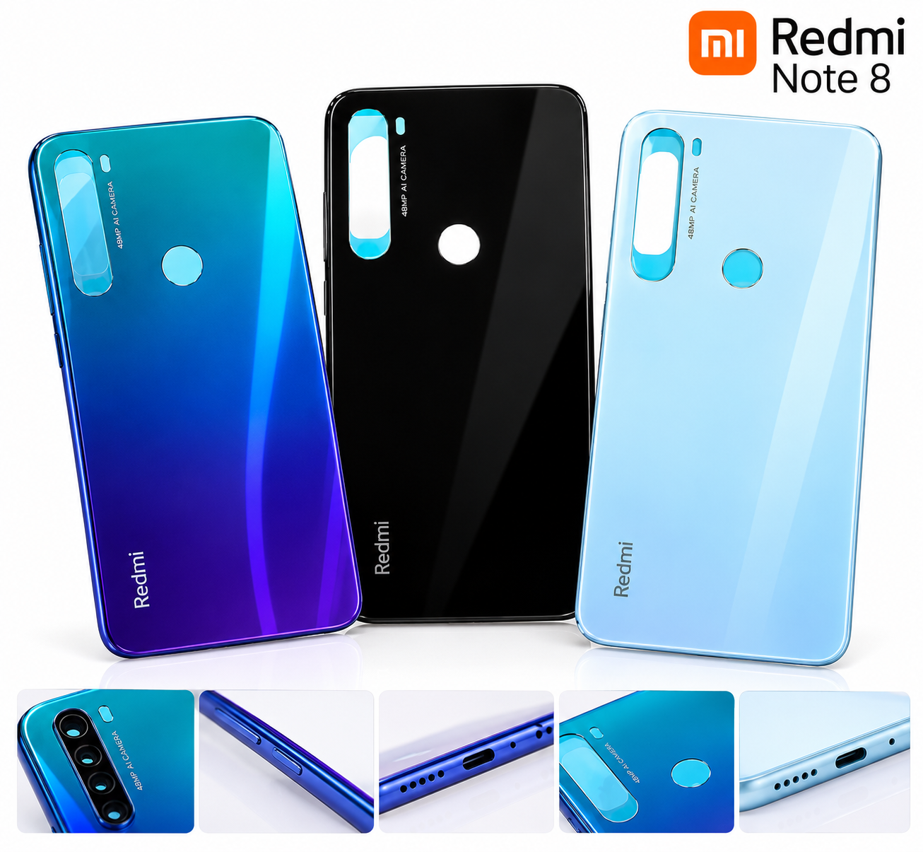 درب پشت گوشی شیائومی redmi note 8