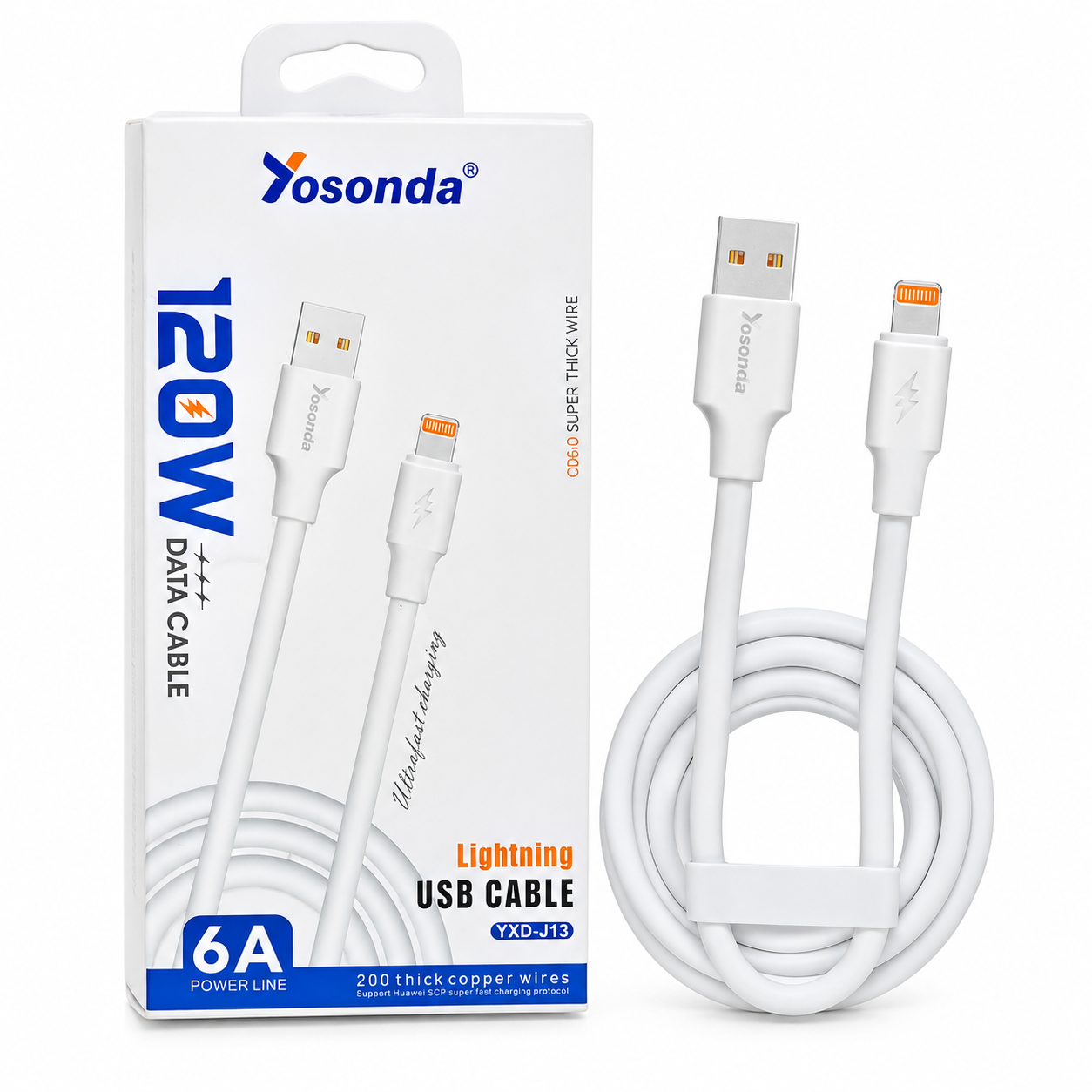 کابل شارژ و دیتا Yosonda YXD-J13 | سرعت و دوام