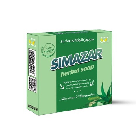 صابون آلوئه ورا و خیار گیاهی
