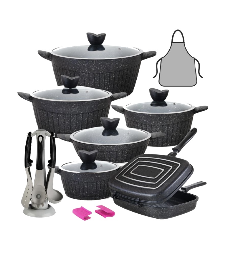 سرویس قابلمه چدن AEC مدل 220 – 22 پارچه