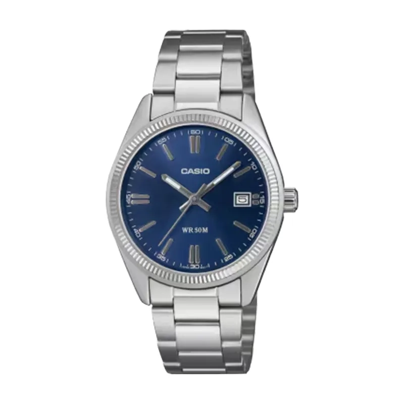 تصویر ساعت CASIO مردانه مدل UTP-1302PD-2A1 با بند استیل ضد زنگ