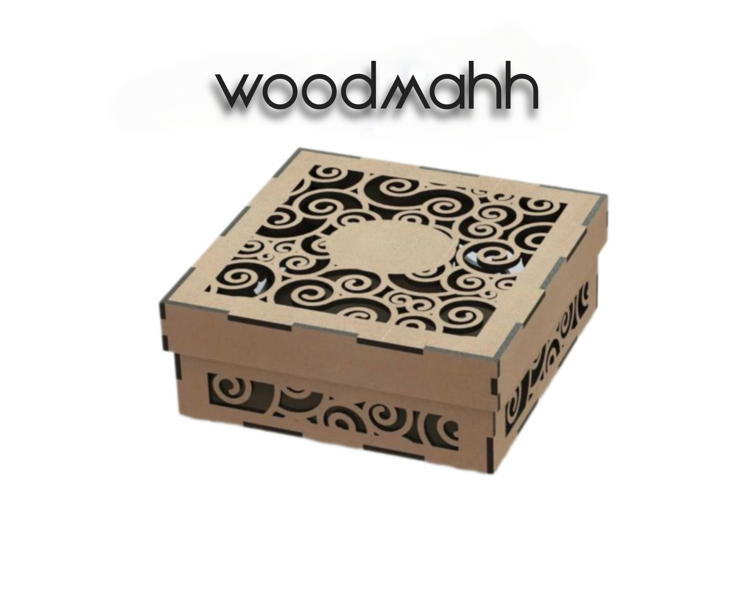 جعبه چوبی خام