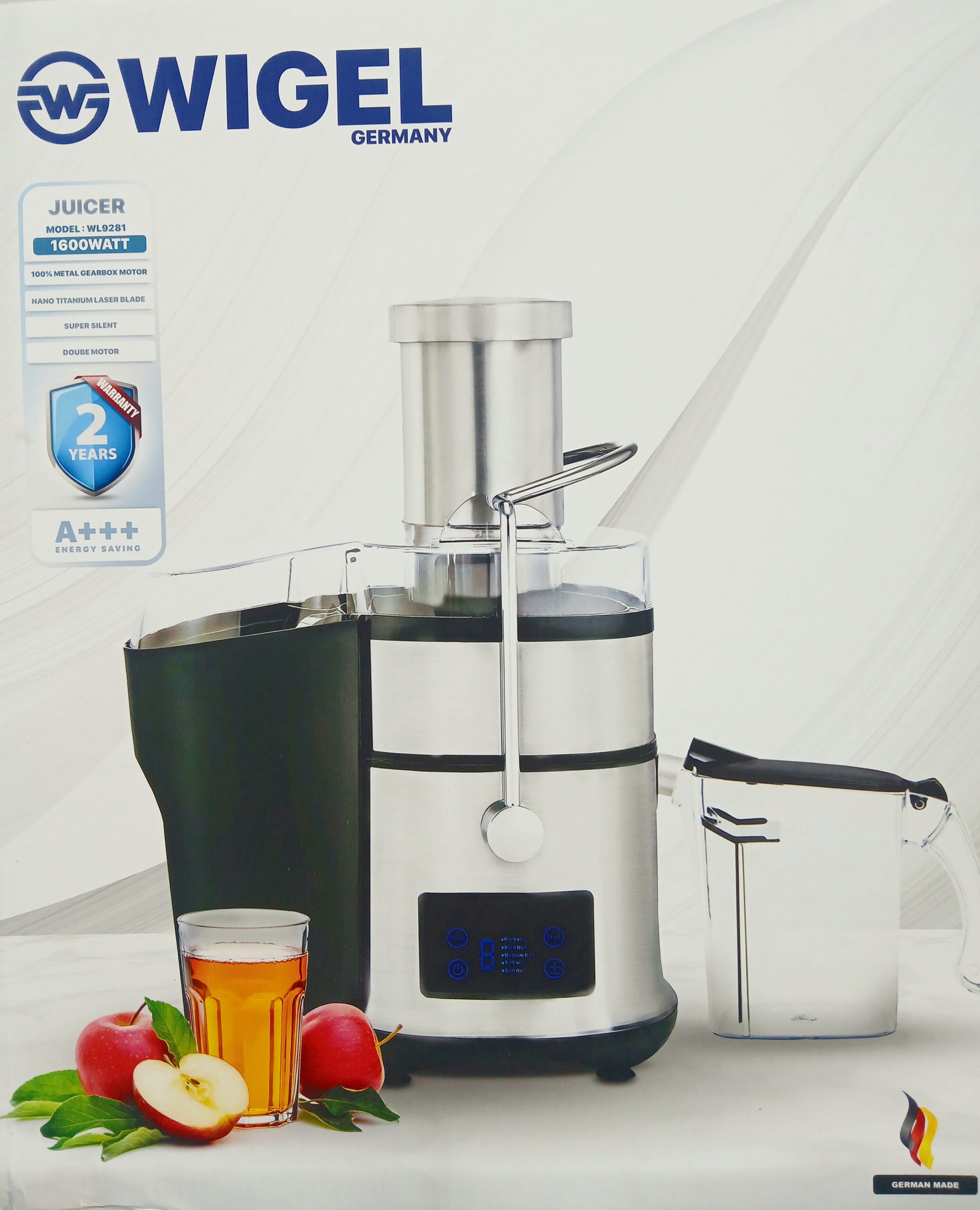 آبمیوه گیری ویگل WL9281 با طراحی مدرن و کارآمد