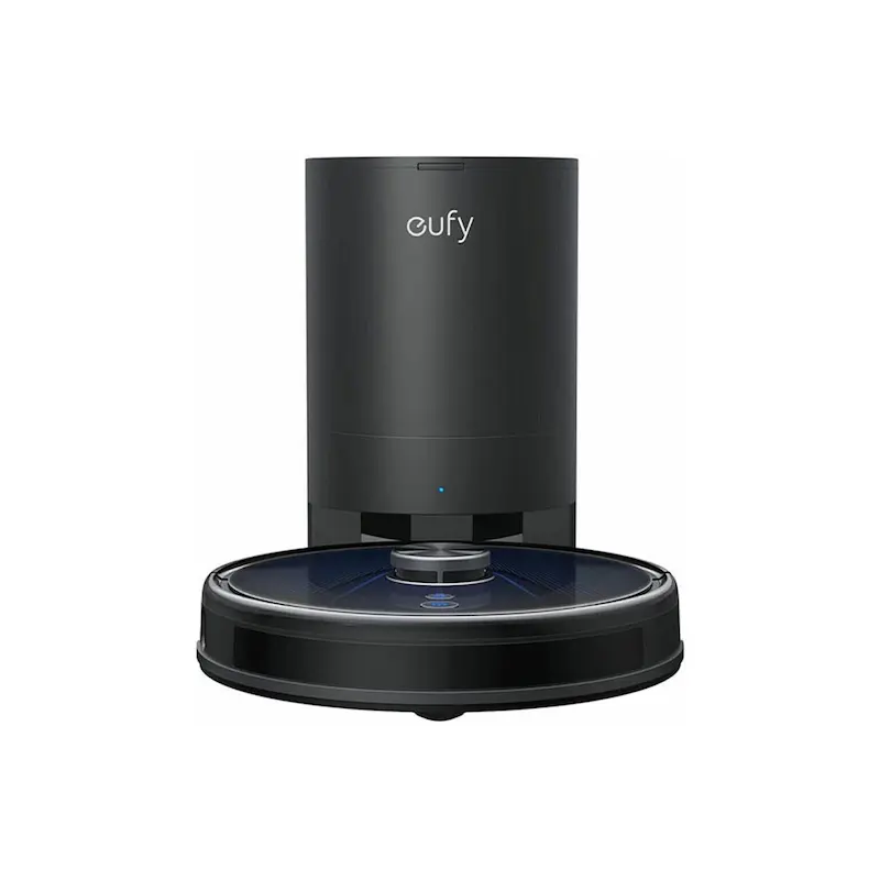 جارو رباتیک Eufy L35 Hybrid+ با مکش 3200Pa، تی‌کشی، مسیریابی لیزری و تخلیه خودکار | راک سنتر