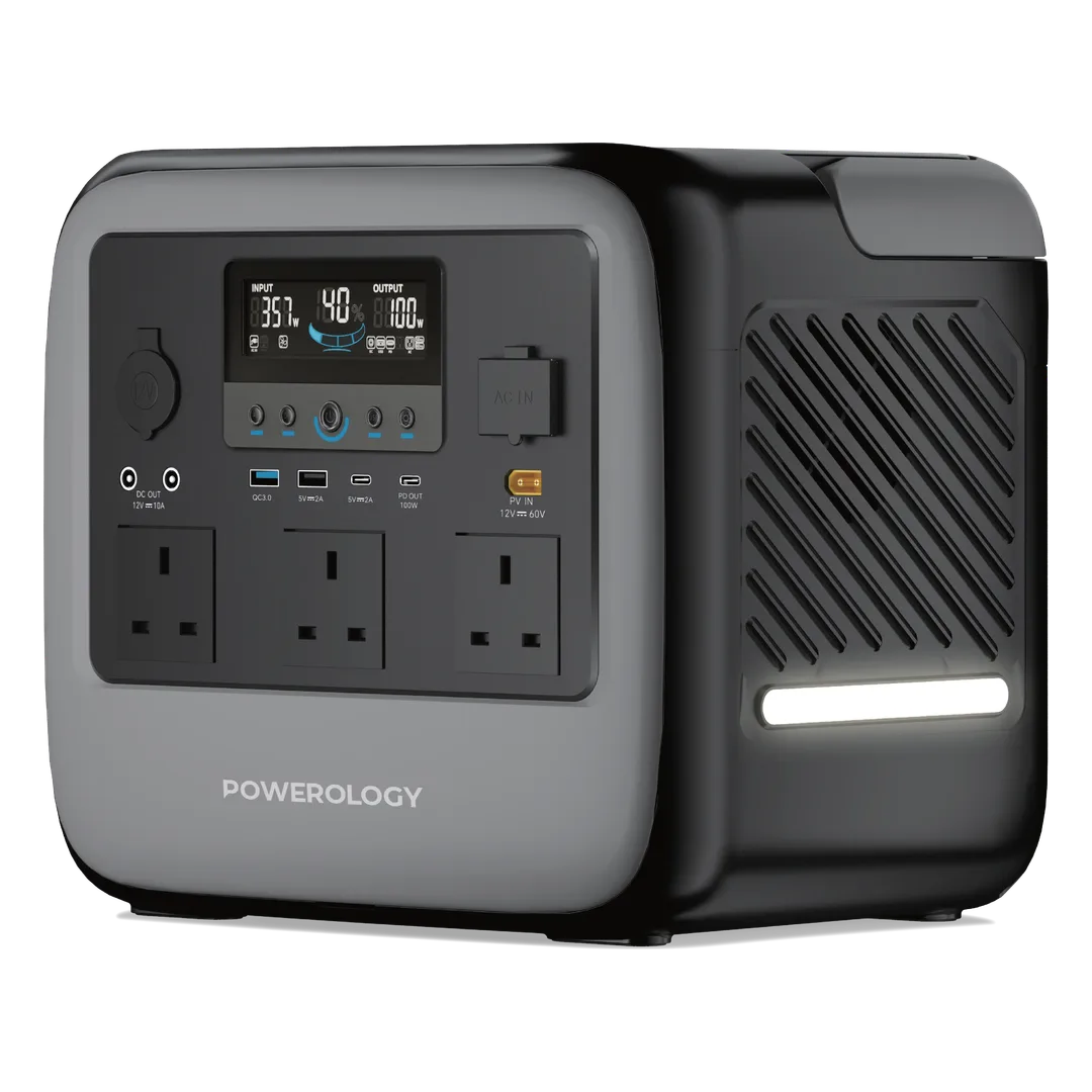 پاور استیشن قابل حمل Powerology Pater IV با توان 2000 وات و ظرفیت 1102.5Wh | راک سنتر