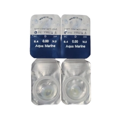 لنز چشم سالیانه نیوویژن رنگ Aqua Marine