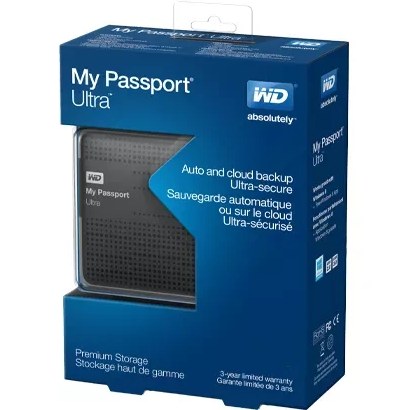 هارد اکسترنال وسترن دیجیتال مدل My Passport ظرفیت 320 گیگ با استاندارد ارتباطی USB 3.1 Gen1 نو