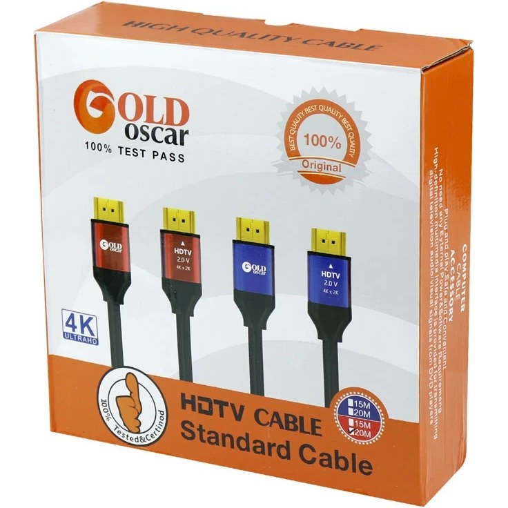 کابل HDMI 4K گلد اسکار طول 20 متر