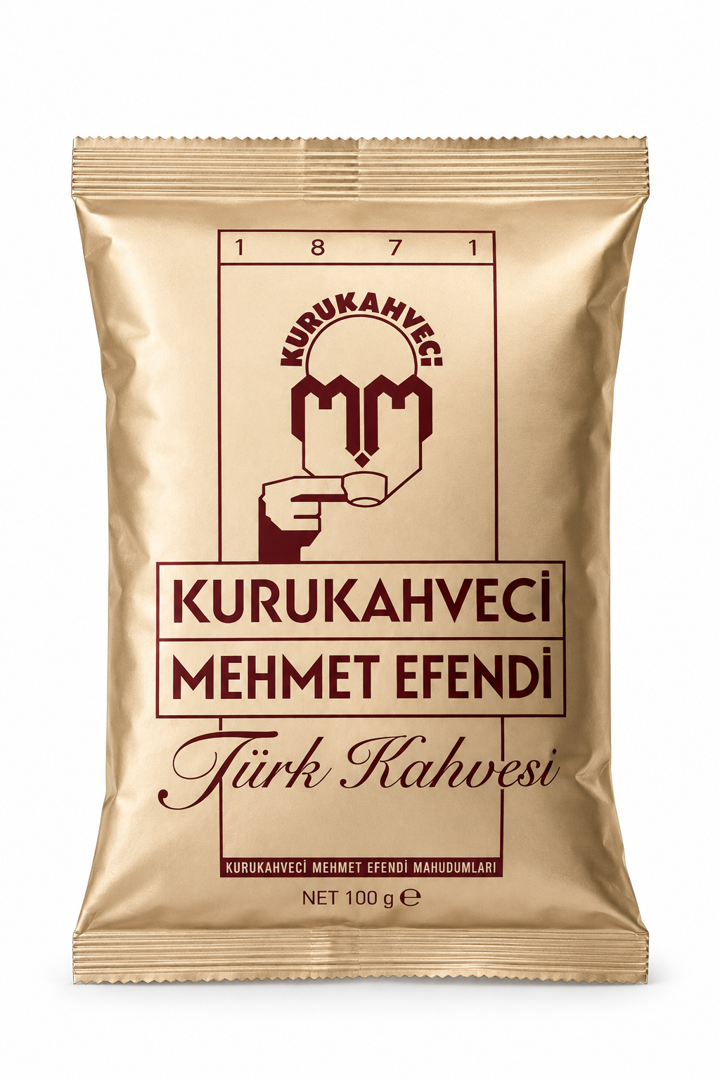 قهوه ترک محمد افندی ۱۰۰ گرمی kurukahveci mehmet efendi