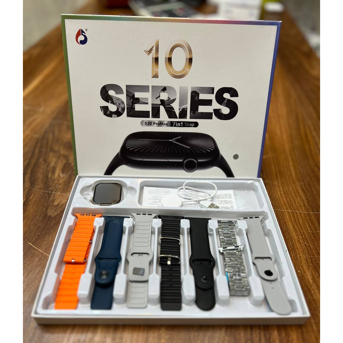 ساعت هوشمند Series 10 مدل S30 ProMax ( دارای هفت بند و یک بند فلزی)