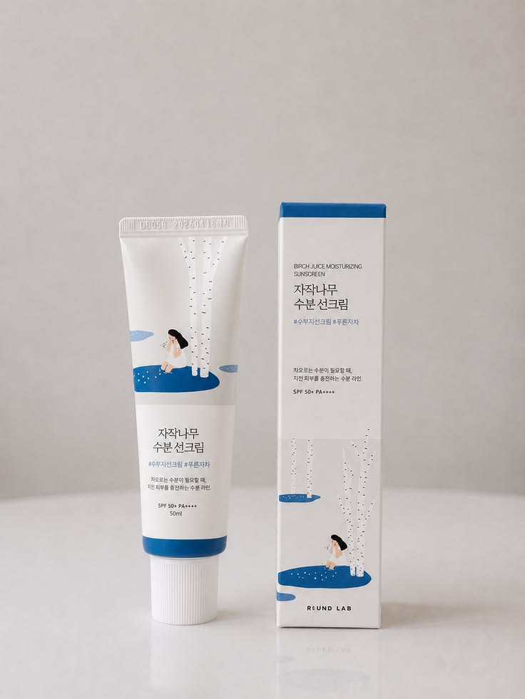 ضد آفتاب  مرطوب کننده راند لب ریچ مناسب انواع پوست Round Lab Birch Juice Moisturizing Sun Cream