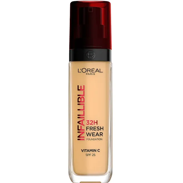 کرم پودر 32 ساعته لورآل Infaillible Fresh Wear شماره ۱۴۰ Golden Beige